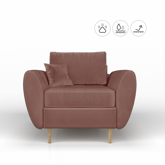 Кресло Мастерфабрик Баако Clarins 312 ткань букле