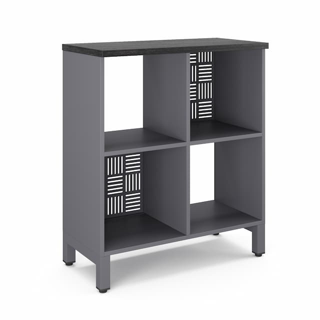 Стеллажная система SQ-2Х2 graphite/wood