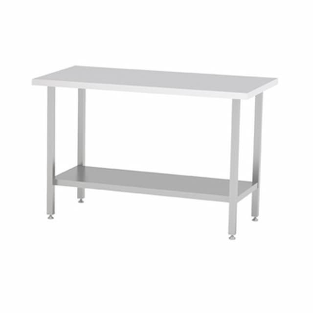 Стол со столешницей из полипропилена со сплошной полкой Cryspi ССП Ш СП 1000х600