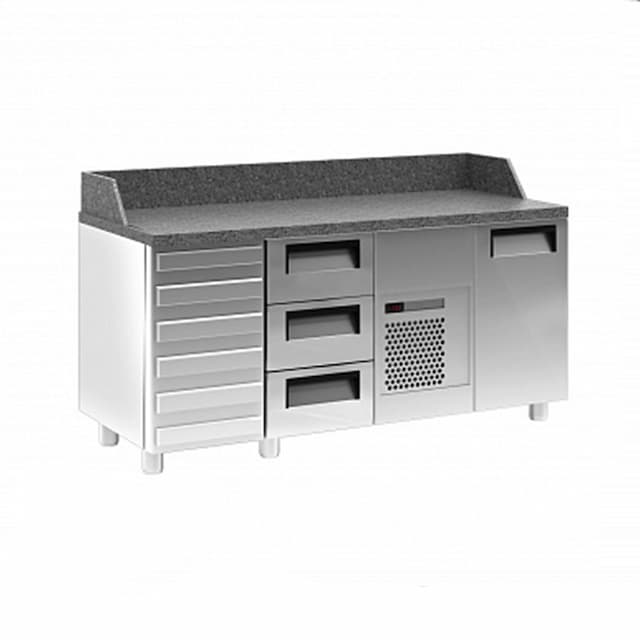 Стол холодильный Полюс 700 PIZZA ONE SIDE T70 M3pizza-1 9006
